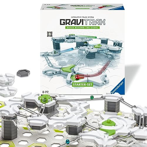 Ravensburger - Gravitrax - Starter Set 122 pièces - Circuit de Billes - Jeu de Construction créatif - Parcours de Billes à Construire - Dès 8 Ans - Version française - 22410