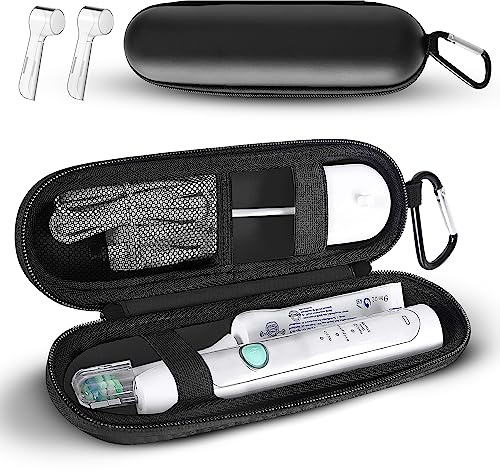 Ph Pro Heat Reiseetui Kompatibel Mit Oral B - Elektrische Zahnbürste Aufbewahrungsbox - Hülle Für Zahnbürste - 2 Toothbrush Cover