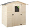 Wasabi Abri de jardin en bois Aneto 3,3 m² - Fabriqué en Espagne - 178 x 185 x 188 cm - Pin et sapin avec certificat durable FSC - Abri avec fenêtre - Montage facile par panneaux