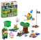 LEGO Super Mario Les Aventures de Luigi Interactif - Cadeau Nintendo pour Enfants Garçons et Filles Passionnés de Jeux Vidéo de 6 Ans et Plus - Set de Jardin - Bébé Yoshi Rose 71440