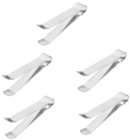RORPOIR 5stücke Edelstahl Kerzenlöscher Dochtklammer Metallclip Für Kerzen Sicher Löschen in Kerzengläser Geeignet Als Accessoire Für Kerzenliebhaber