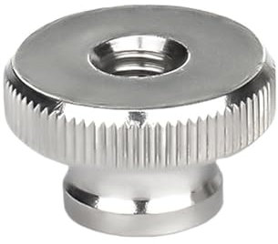 MAYyhem 1–5 Stück M2–M10 Rändelmutter aus 304 Edelstahl, Durchgangsloch/Sackloch, hoher Kopf, Werbung, dekorativer Nagel(M2.5_Through Hole)