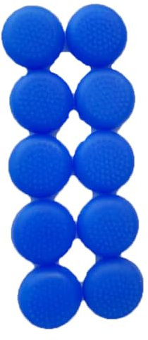 VIESUP 10 Pack Thumbstick Joystick Stick Cap Cover for Quest 1/ Quest 2 (Blue)
