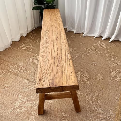 Rückenfreie Terrassenbank für Veranda, Rasen, Garten, Hof und Eingang, einfache Montage, hohe Tragfähigkeit, Outdoor-Gartenbank (120 x 26 x 45 cm)