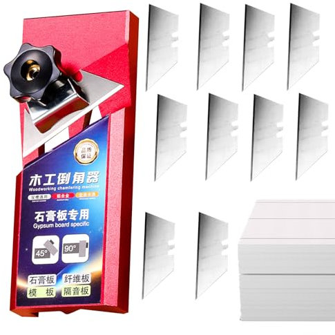 Outil de Rabotage pour de Plâtre | Rabot V En Alliage D'Aluminium,Outil de Coupe Précision 45 Degrés pour Travaux de Menuiserie Conduits Plomberie et Ingénierie de Précision