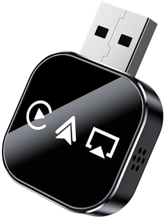 Adattatore Per Il Display 'Automobile - Dispositivo Plug And Play - Adattatore per Mirroring Schermo Auto | Per Spostamenti Quotidiani Viaggi a Lunga Distanza Navigazione Autostradale Chiamate Assiste