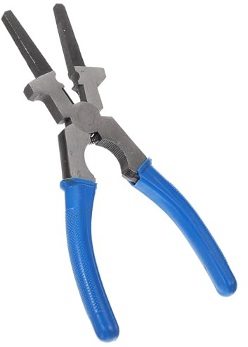 Yardenfun Pinze per Saldatura 220Mm Impugnatura Blu Morsetto per Saldatura Filo Multiuso Compatto e Portatile per Riparazione Auto e Uso Domestico