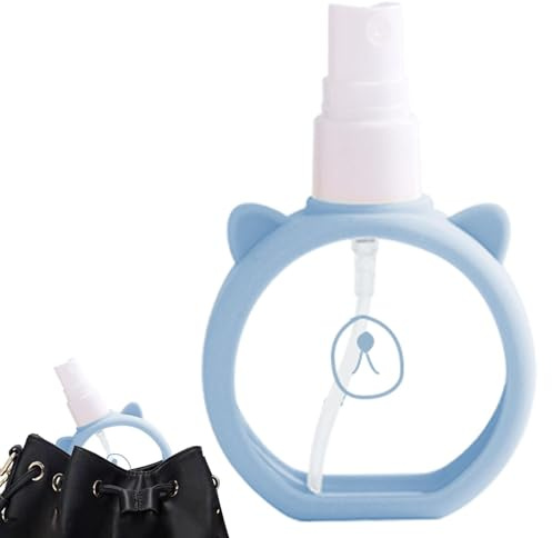 Botella de Spray de Viaje - Lindos Pulverizadores Recargables, Pulverizador Compacto de 55ml, Acción de Nebulización y Fina, Tapa a Prueba de Fugas y Portátil Construcción de cuidado de fraganci
