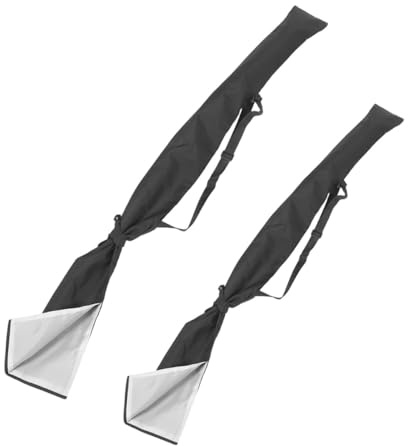 Hemobllo 2pcs Japanese Carrying Bag Set Black Bamboo Cloth Kendo Shinai Storage Pouch with Shoulder Straps for 1.65m and 1. Multifunctional Martial Arts Carrying Case for Travel