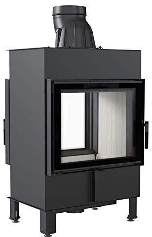 Kratki Lucy Tunnel 12 kW Kamineinsatz – Beidseitig verglaster Stahlofen mit TERMOTEC-Auskleidung, Clean-Glass-System, Ecodesign & BImSchV 2 konform