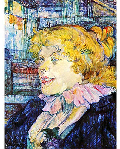 Fine Art Prints Toulouse-Lautrec Portrait Miss Dolly Star Peinture Murale Grande Impression Murale sur Toile de Qualité Supérieure