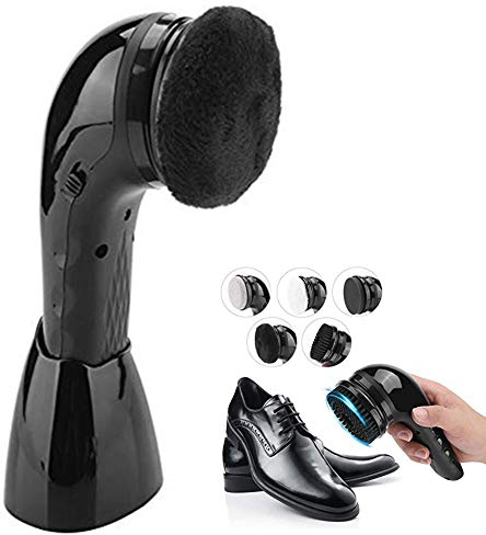 Handheld USB Electric Shoe Brush,Rechargeable Multifunctional Leather Shoes Polisher