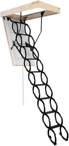 OMAN Bodentreppe 'Flex Termo' - Scherentreppe aus Metall (80 x 70)