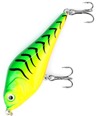 Major Fish Medium Jerk Jerkbait 10 cm Hecht Wobbler Kunstköder zum Hecht Angeln