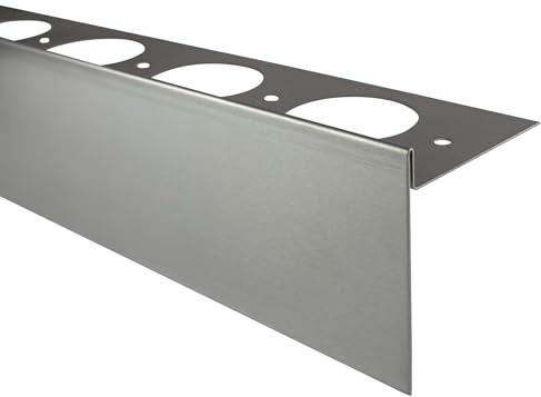 Fuchs Design Terrassenprofil Edelstahl gebürstet 75/11mm 250cm