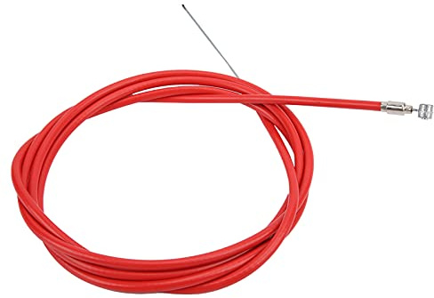 Brake Cable 74.8in PVC Stainless Steel 190cm Rear Brake Line Replacement Accessory Red Replacement for M365 Electric Scooter Rear Brake Line Brake Wire