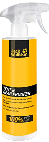 Jack Wolfskin Unisex - Adult Tent & Gear Proof Waterproofing Spray, White, One Size