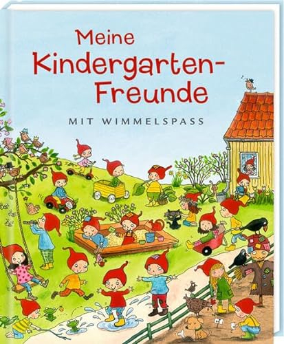Freundebuch: Meine Kindergarten-Freunde - Mit Wimmelspaß (Alben & Geschenke für Kinder)