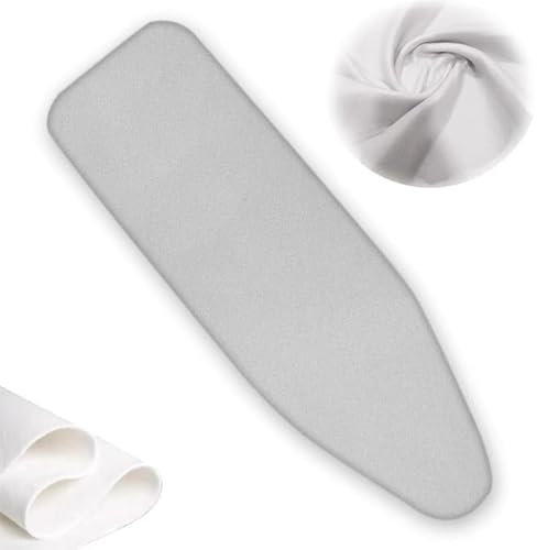 WInara Copri ASSE da Stiro for Max 122x38cm Assi da Stiro, Copertura di Ricambio, Panno Protettivo for ASSE da Stiro Imbottito Extra Spesso (Color : Silver, Size : 36x13in(92x33cm))