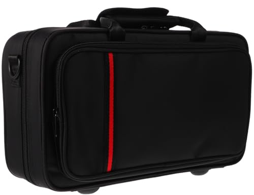 VALICLUD Custodia Portatile per Clarinetto Quadrata Oxford Resistente Cerniera, Borsa per Strumenti Musicali da Uomo, Protezione Antiurto per Viaggi e Trasporto Sicuro