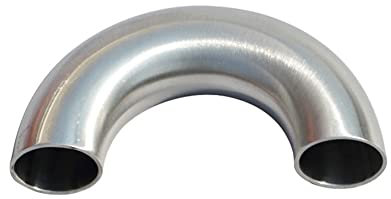 Auto Auspuffrohre Auto-Auspuff-Rohrbogen 19 Mm–102 Mm 180-Grad-Edelstahl-Biegerohr Schweißbogen Auto Auspuffrohr(Farbe:102mm)