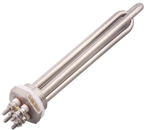 Élément chauffant pour l'eau Élément De Chauffe-eau Solaire 300 W 600 W BSP/NPT DC Chauffage Électrique 12 V/24 V/36 V/48 V Résistance En Acier Inoxydable 304 Chauffage Efficace(Bsp,DC 12V_300W)