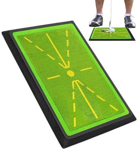Golf-Trainermatte, Golf-Übungsmatte für Schwung | Indoor-Übungsgolf-Trainingsmatte | Kleines und tragbares Golf-Übungsgerät für Golfberufe, Anfänger und Enthusiasten