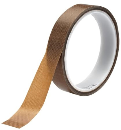 Nastro in teflon, resistente al calore, nastro impermeabilizzante, nastro adesivo in teflon, autoadesivo, resistente alle alte temperature, per tubi dell'acqua, vetro isolante, nastro ad alta