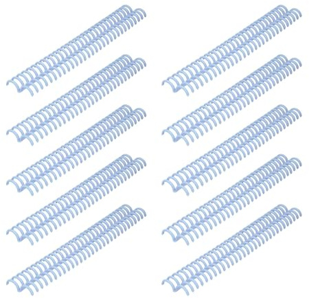 Peigne de Reliure, Peignes de Reliure en Plastique à 30 Anneaux Matériau PP Capacité de 150 Feuilles Longueur Personnalisable Reliure Professionnelle Haute capacité, Peignes et