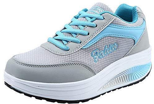 Schuhe Damen Sale Marken Sneakers Damen Erhöhende Schuhe Mode-Turnschuhe Mesh Bottom Damenschuhe Schaukelnde weiche Damen-Turnschuhe rutschfeste Running Damen Sneaker Sale