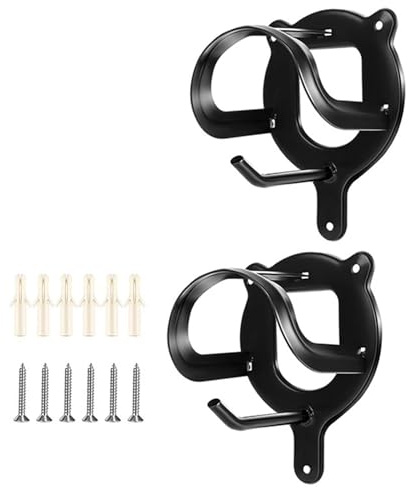 2 Stück Trense Pferdehalfter Aufhänger,Trensenhalter Pferd,Zaumzeughalter,Trensenhaken Pferd Wandhalterung,Horse Tack Storage Neckholder,Equestrian Zügeln Hanger,Mit Rohren Und Schraube,Kiuiom