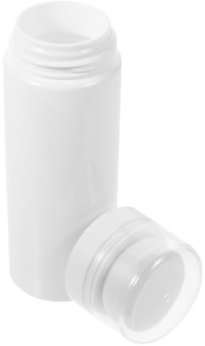 GARIOUANS Tragbare Babypuder Aufbewahrungsflasche mit Puderquaste Kompakte Puderbox für Reisen und Zuhause Frei Hygienisch und Leicht Befüllbar Zufällige Farbe Zufällige Farbe
