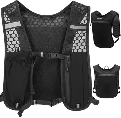 WNTJN Running Vest Unisex, Lightweight & Breathable for Trail, Marathon