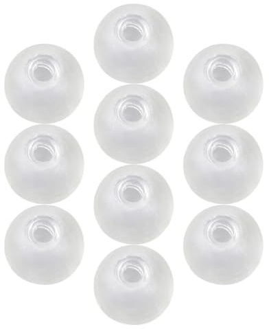 Stressball-Hüllen 10er Pack, 4cm befüllbar Quetschspielzeug DIY Set | Leere befüllbare Quetschbälle, DIY. Latexfrei, sicher für Sensorikspiele. Büro, Zuhause. Fidget & Angstlöser.