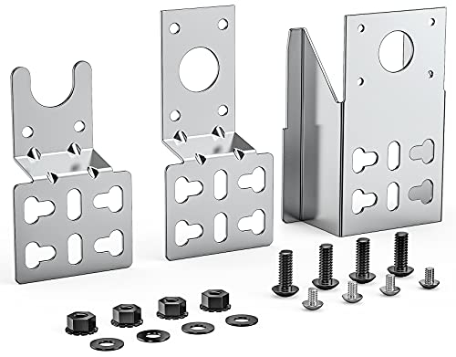 Onlyfire Universal Barbecue Grill Stainless Steel Rotisserie Motor Bracket Set