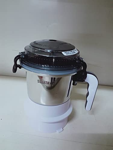 Sujata Chutney Jar Attachment for Mixer Grinde | Compatible with Sujata Mixers | 400ml Capacity