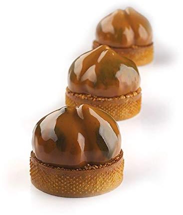 Pavoni Moule Silicone Marron décoration Tarte - Collaboration avec cédric grolet