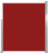 vidaXL Auvent Latéral Rétractable 160x500 cm Rouge Jardin Brise-Vue Store