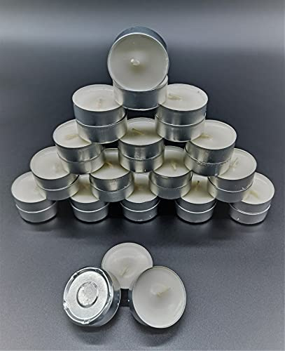 HMH 200 Teelichter ca. 4 h Brenndauer weiß unbeduftet Ø 38 mm Gastro Teelichte Kerzen