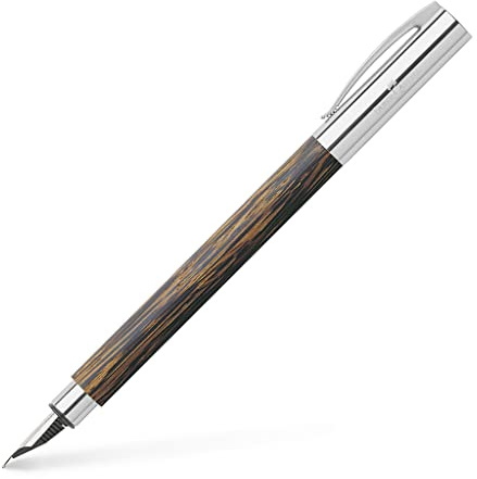 FABER-CASTELL - Stylo plume Ambition Cocos, plume F