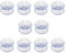 Ventosa de doble cara, espaciadores de mesa de vidrio de goma de silicona, ventosa transparente sin ganchos, compatible con mesa de cristal, 10 piezas (tamaño 20 mm)