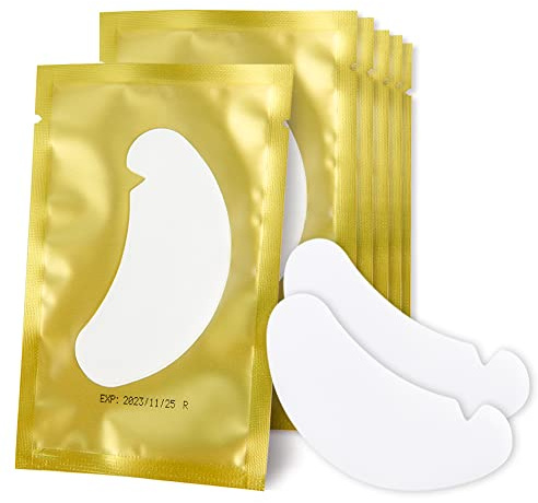 Lunamoon V-Shape Augenpads für Wimpernverlängerung Wimpern Pads 50Paar | Wimpernverlängerung Pad,Wimpern Augenpads,Eyelash Pad,Wimpern Patches,Eye Patch for Lash Extension,Wimpern Extension Zubehör
