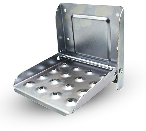 DOJA Barcelona | Marche Pied Pliable Camion | Pack 1 | Marche Pied Remorque | 192x172x189mm | en Acier Zingué | Accessoire Camion | pour Marchepied Remorque, Camping Car Accessoires, Escabeau Pliable