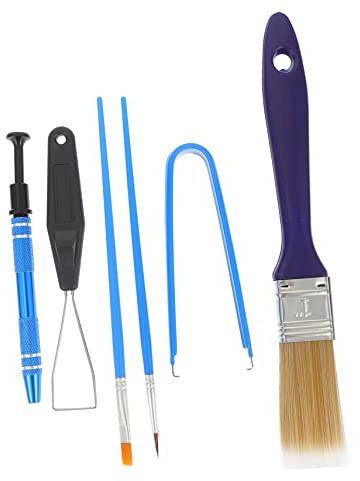 BESTonZON Herramienta para Quitar Teclas Extractor De Teclas Cepillo para Computadora para Teclado Mecánico Extractor De Cepillo para Limpieza De
