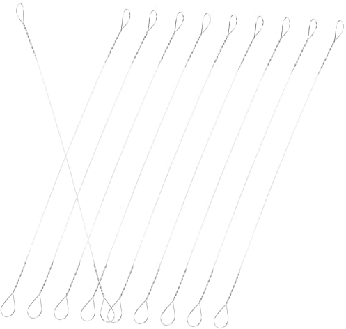 Mikinona 10 Stücke Edelstahl Käsehobel Drähte Robuste Ersatzdrähte für Käseschneider Ideal für Die Küche Restaurant und Party Hochwertige Schneidedrähte für Präzises Käse Schneiden