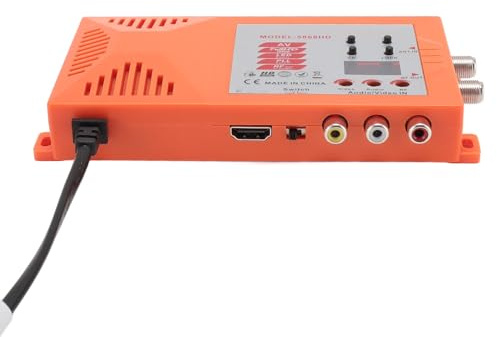 Interfaccia Multimediale HD Al Modulatore RF, Plug and Play 100‑240 V AV Al Modulatore RF Supporta Formati NTSC PAL Commutatore di Canale per Console di Gioco (Spina UE da 100 a