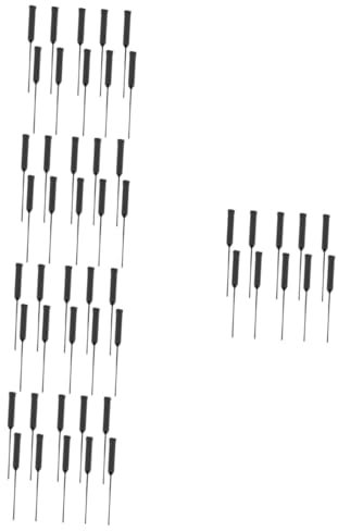 Healeved 50pièces Bâtonnets De Nettoyage Pour Amplificateurs Auditifs De Accessoires Pratiques Outils De Nettoyage Multifonctionnels Matériau Faciles à Transporter Utiliser