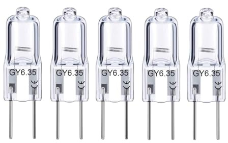 TYKGSQIP GY6.35 Base halogen bulb 24V 35W 50W 70W 100W 150W dimmable warm white Bi-pin halogen bulb,10PCS 24V-150W