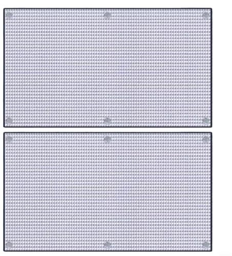 SMZhomeone 2pcs Insulation film Balcony sunscreen and heat insulation film aluminum foil prevent balcony plant from sunburn for homes, greenhouses and patios 60x10x10cm