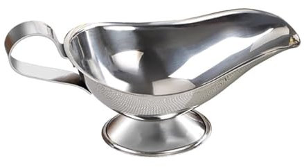 Salsera, Salsera de acero inoxidable, bote for salsa de pimienta, bote for salsa, jarra for salsa, taza for salsa, bote for jugo occidental,para Salsas(Grande)